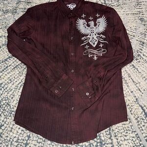 Men's brown Shirt with Eagle Design